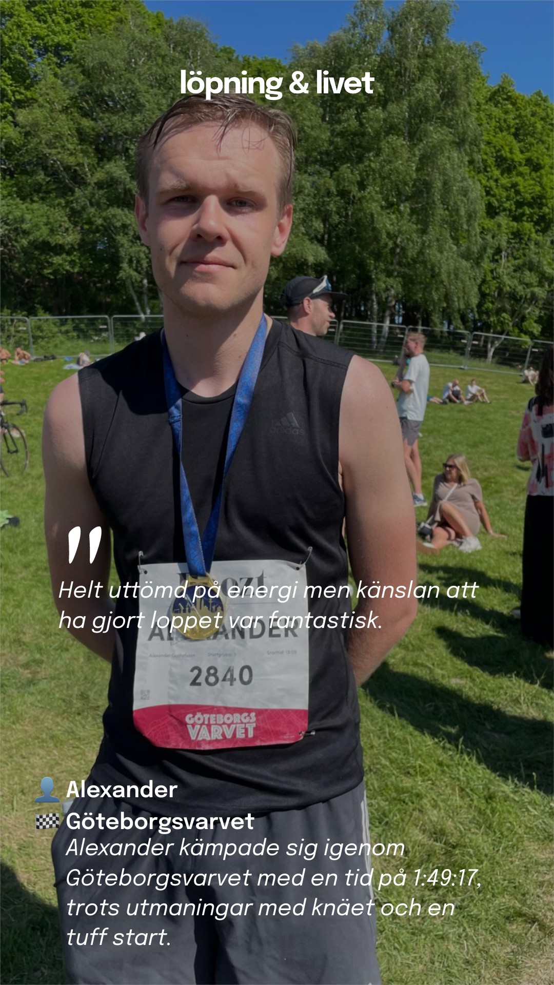 Göteborgsvarvet - Alexander Gustafsson · Race Report