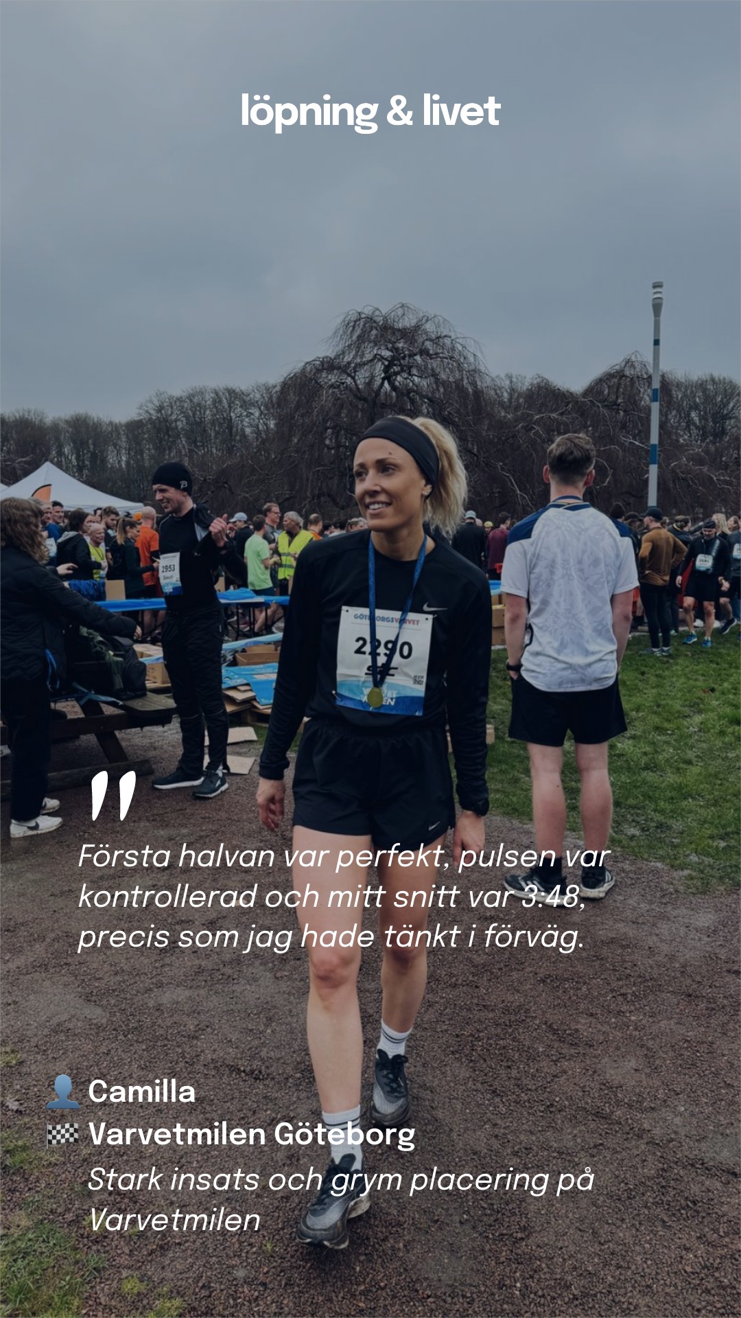 Varvetmilen Göteborg - Camilla Edberg · Race Report