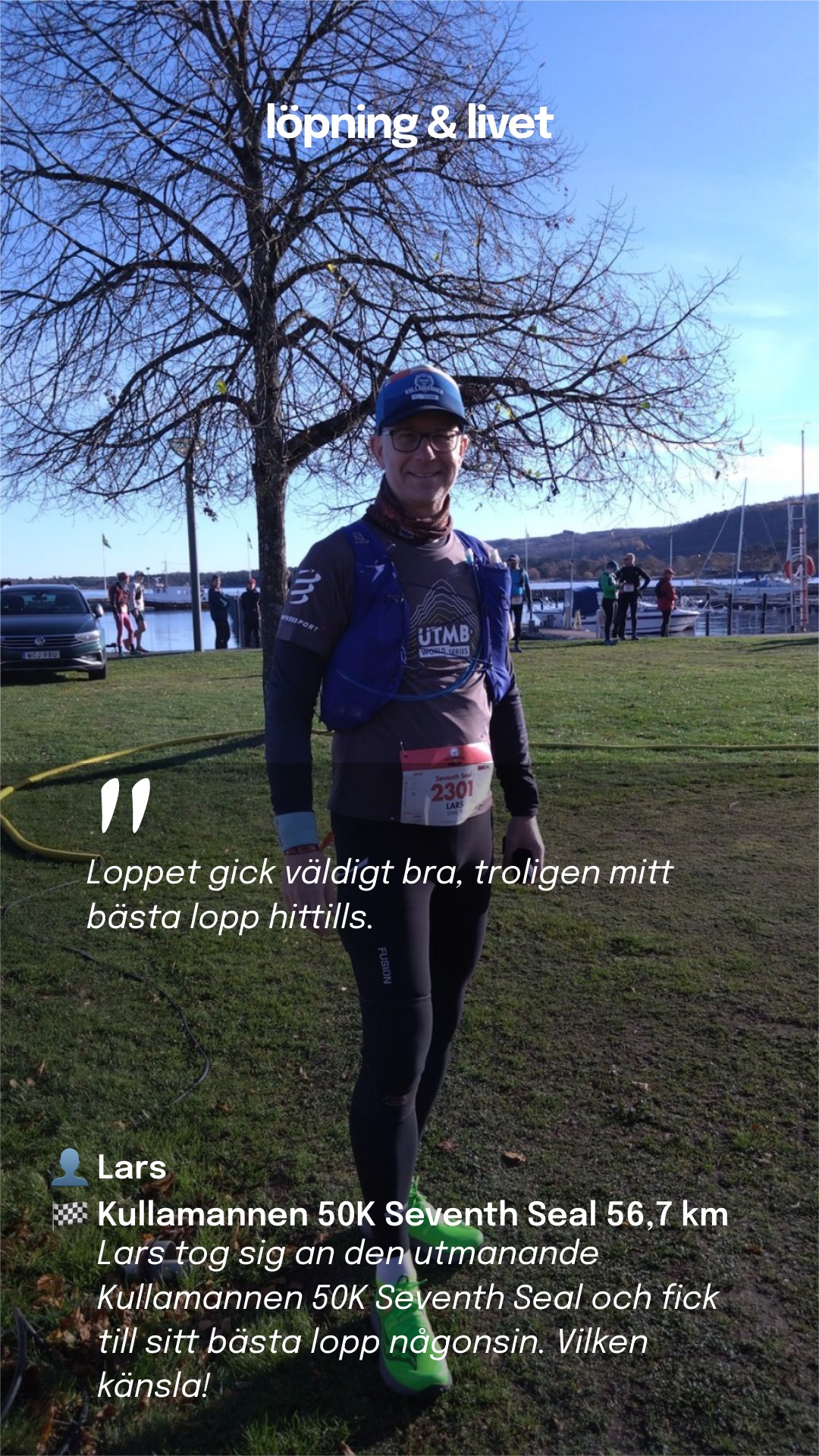 Kullamannen 50K Seventh Seal 56,7 km - Lars · Race Report