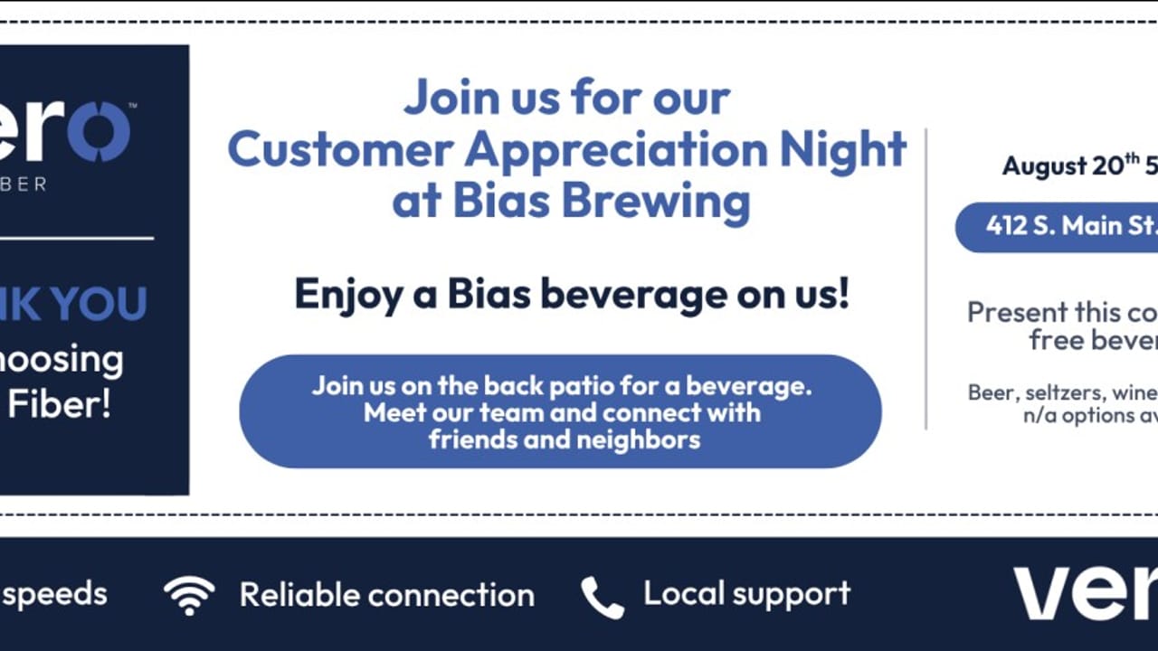 Vero Customer Appreciation Event at Bias Brewing