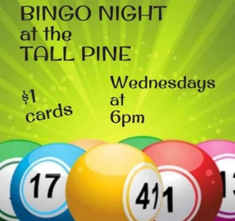 Bingo Night at the Tall Pine Lounge