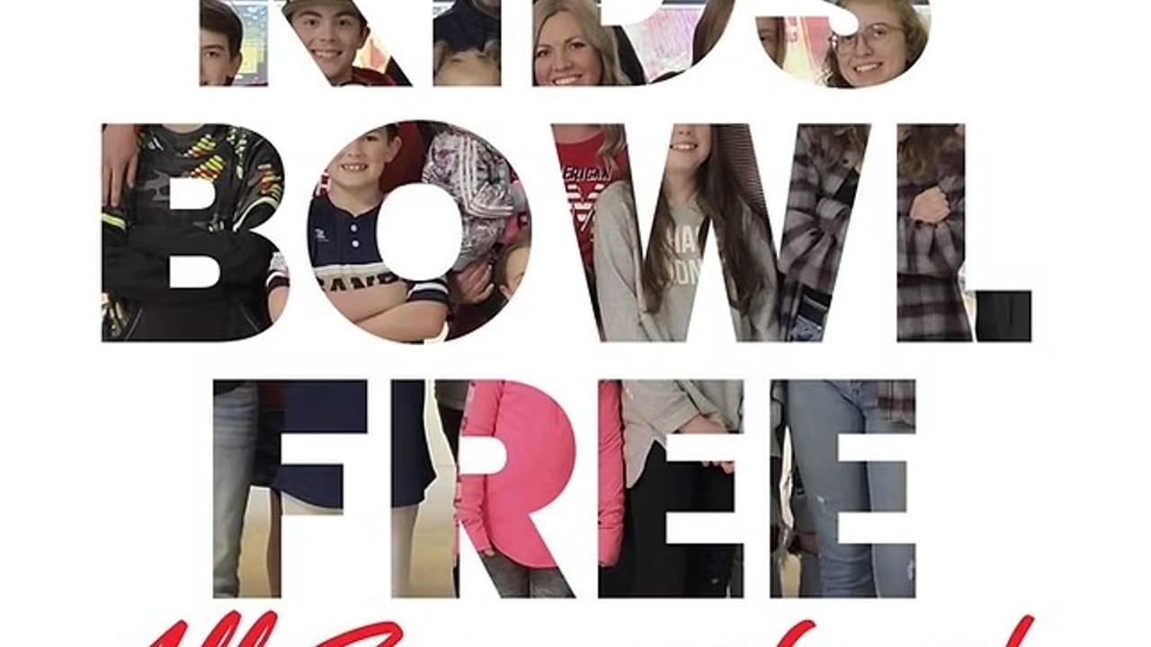 Kids Bowl Free at Grizzly Lanes