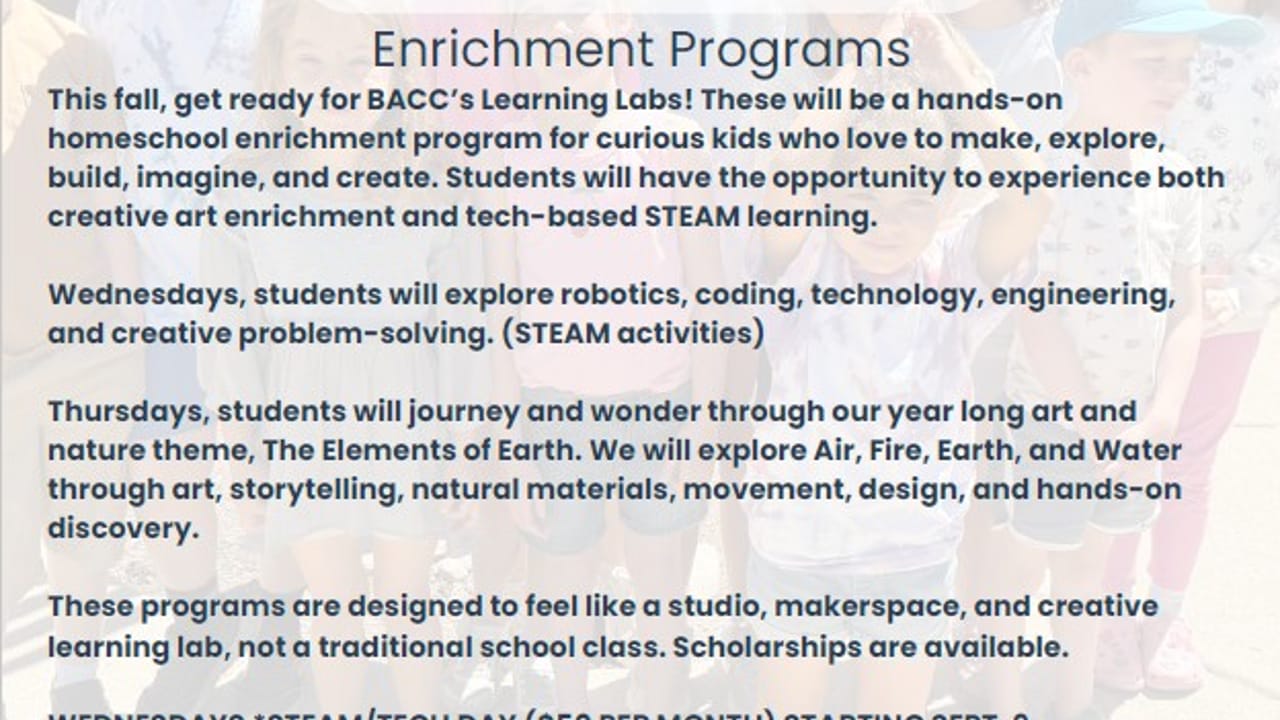 Homeschool Enrichment Programs