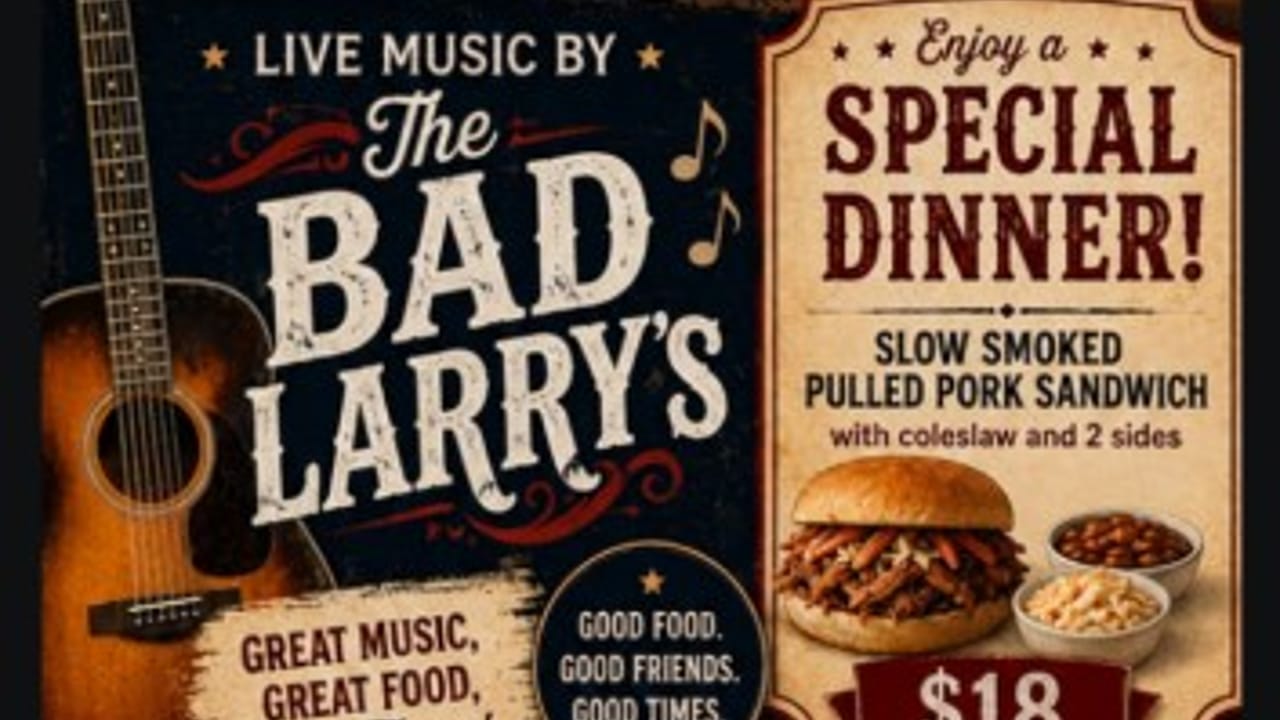 The Bad Larry's LIVE at Swan Lake Trading Post