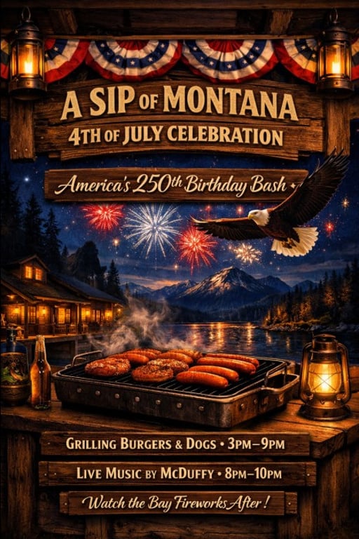 4th of July Celebration at A Sip of Montana