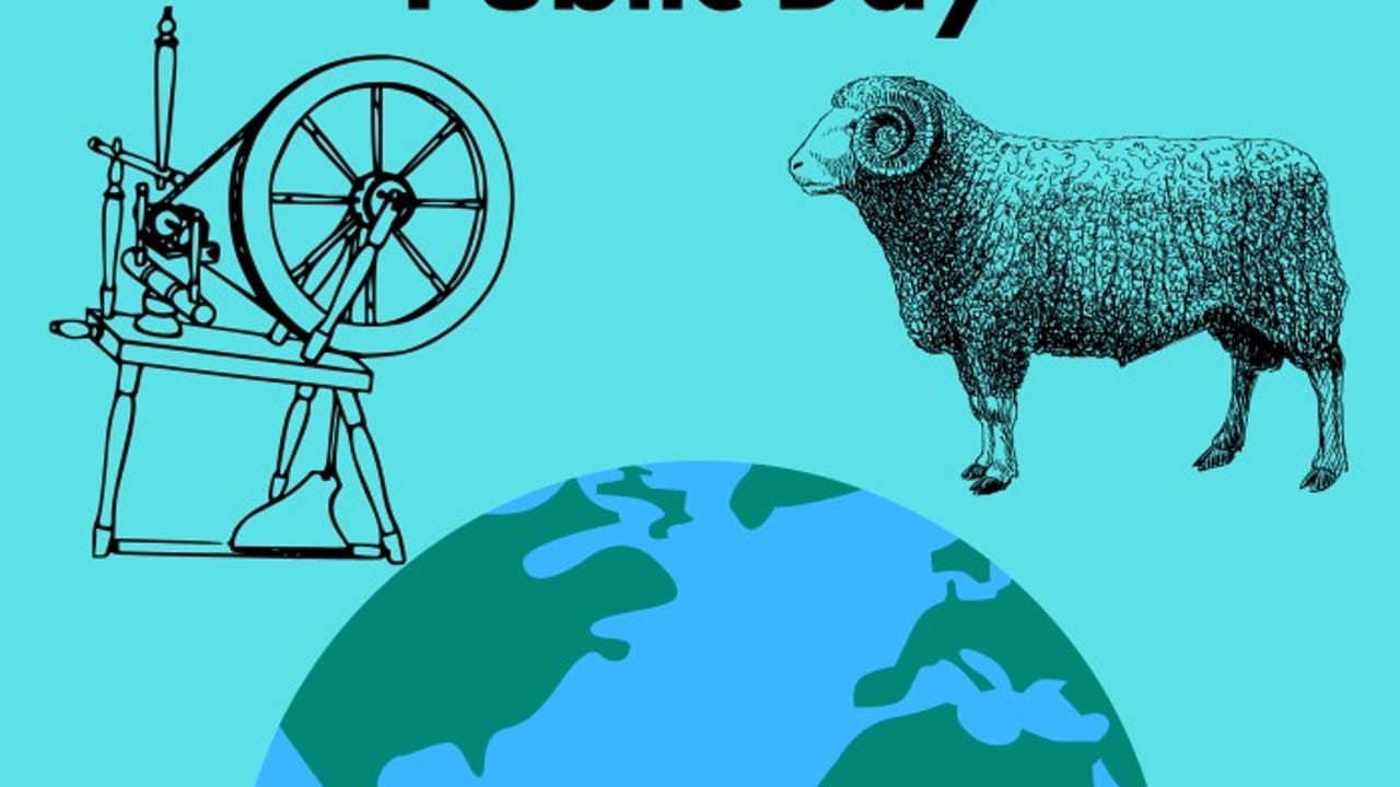 World-Wide Spin in Public Day at Fiber Yarn