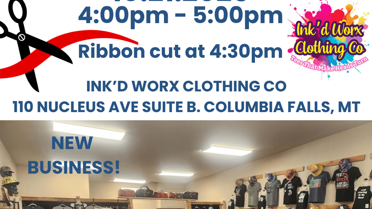 Ribbon Cutting Ceremony at Ink'd Worx Clothing Clothing Co & Gifts