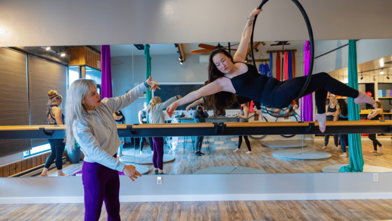 Aerial Hoop Classes at Elevated Aerial Studio