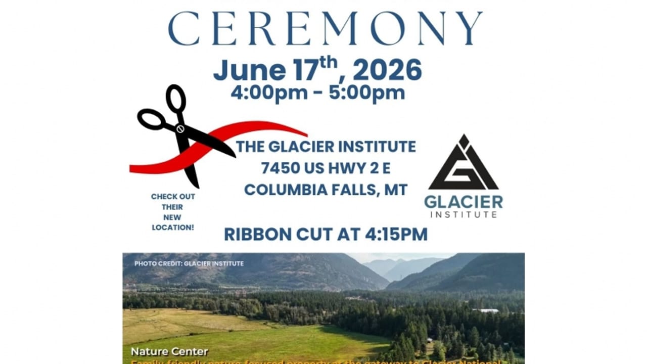 Ribbon Cutting Ceremony at The Glacier Institute
