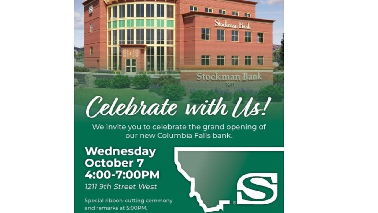 Grand Opening & Ribbon Cutting at Stockman Bank