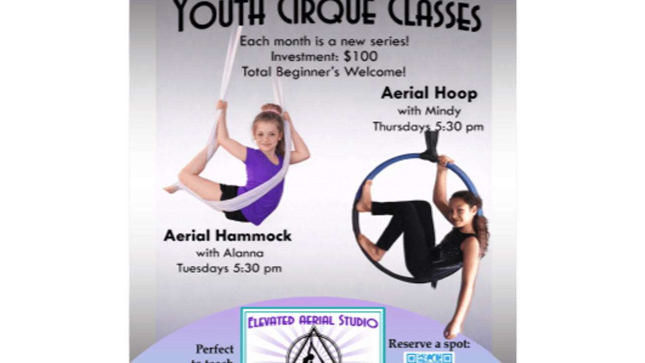 Youth Aerial Hoop Dance Series at Elevated Aerial