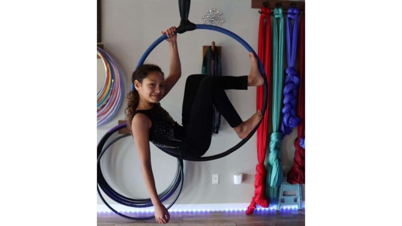 Beginner Youth Aerial Hoop Dance at Elevated Aerial