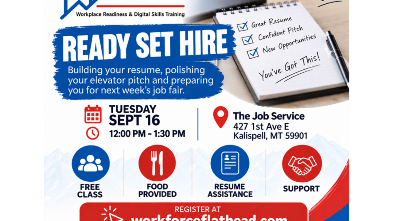 Upskill Flathead - "Ready Set Hire"