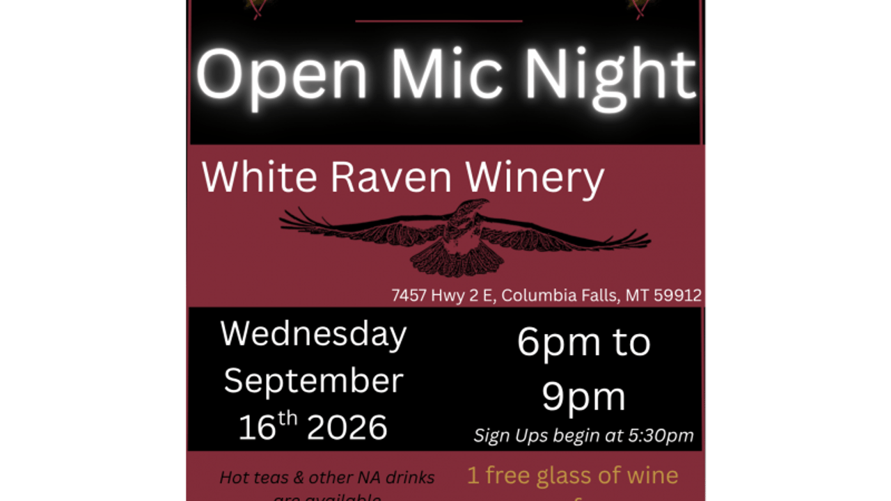 Open Mic Night at the White Raven Winery