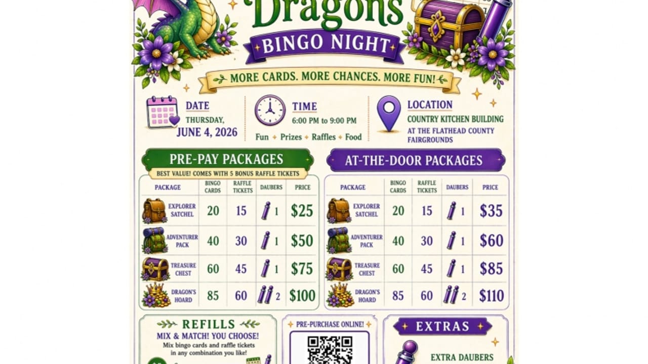 Daubers & Dragons BINGO Night