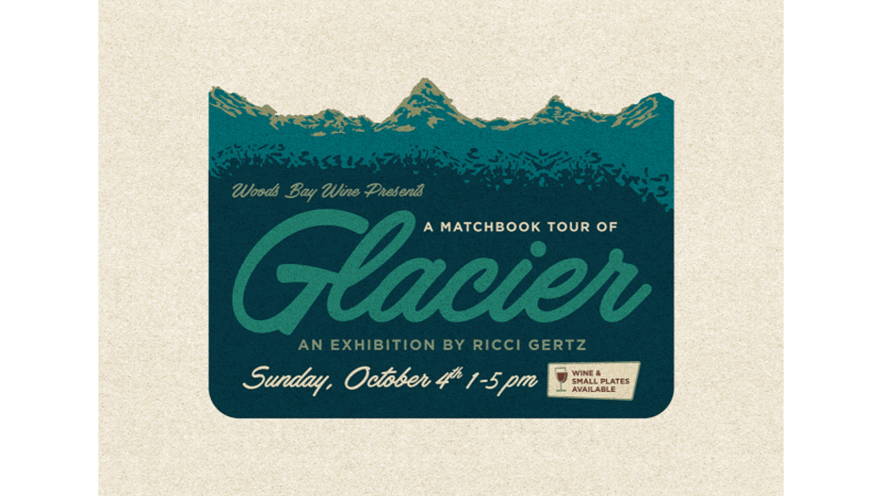Art Exhibition Matchbook Tour of Glacier by Ricci Gertz
