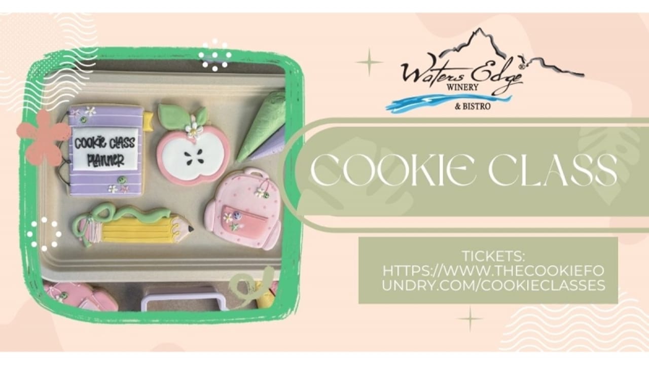 Cookie Class at Waters Edge Winery and Bistro