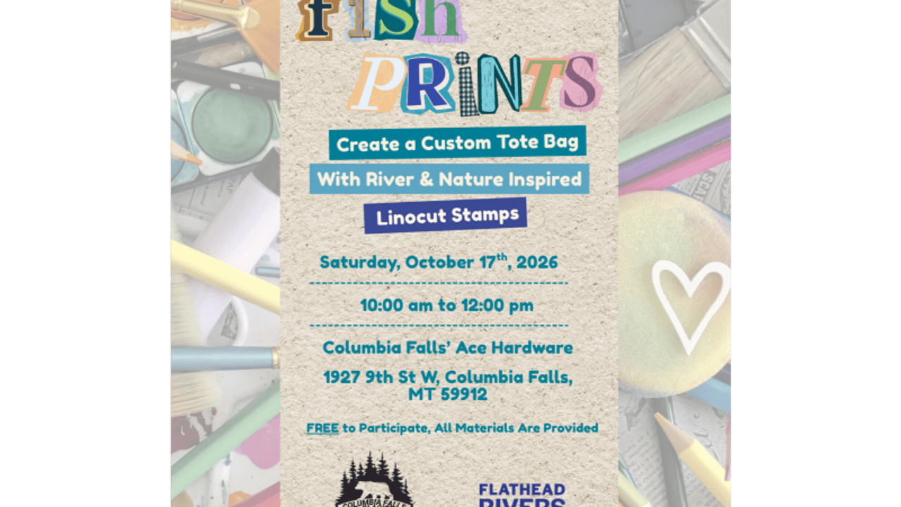 FREE Fish Prints Workshop: Flathead River 50th