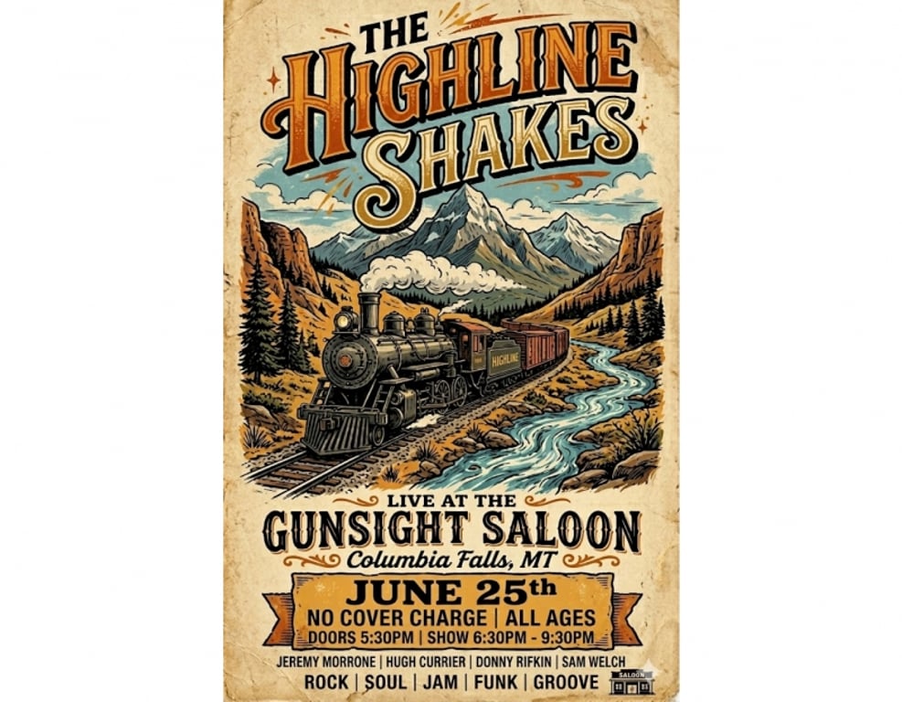 Highline Shakes Live at the Gunsight Saloon