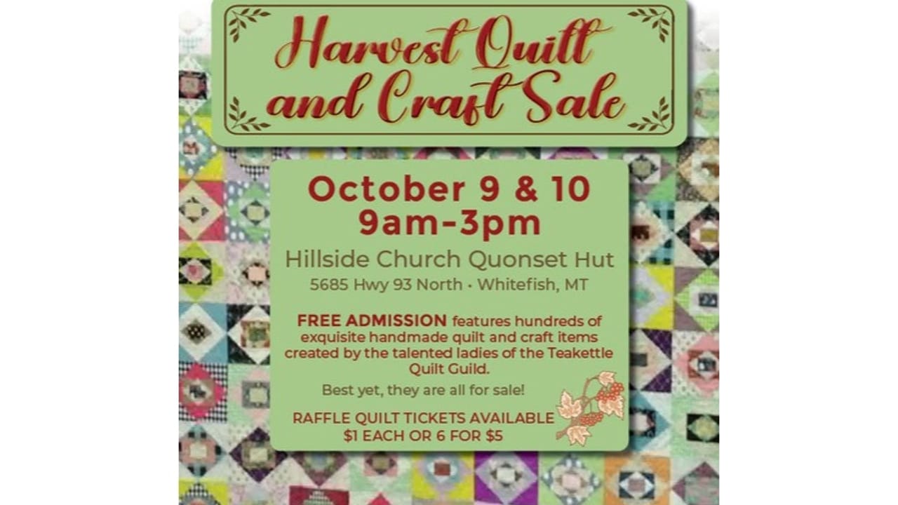 Harvest Quilt & Craft Sale - Teakettle Quilt Guild