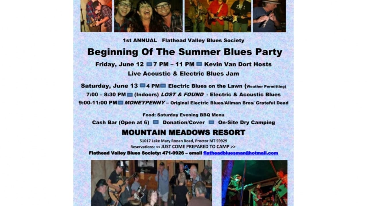 FV Blues Society's Beginning of the Summer Blues Party