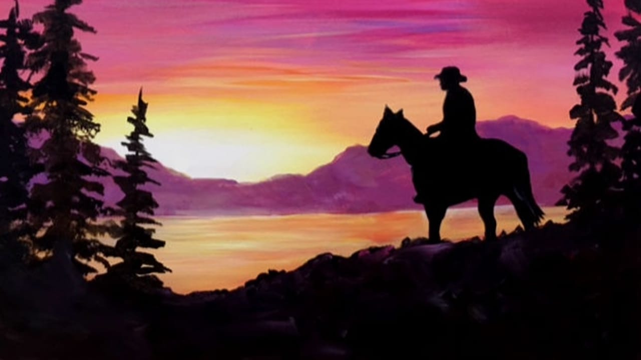 Sunset Rider - Tipsy Brush Painting Party!