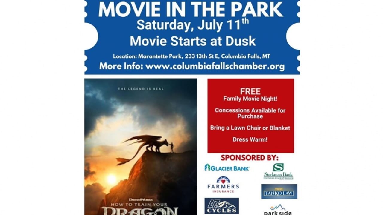Free Movie in the Park-How To Train Your Dragon