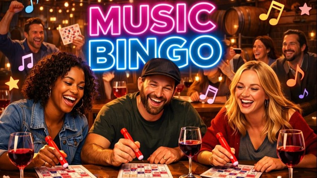 Music Bingo at Waters Edge Winery and Bistro
