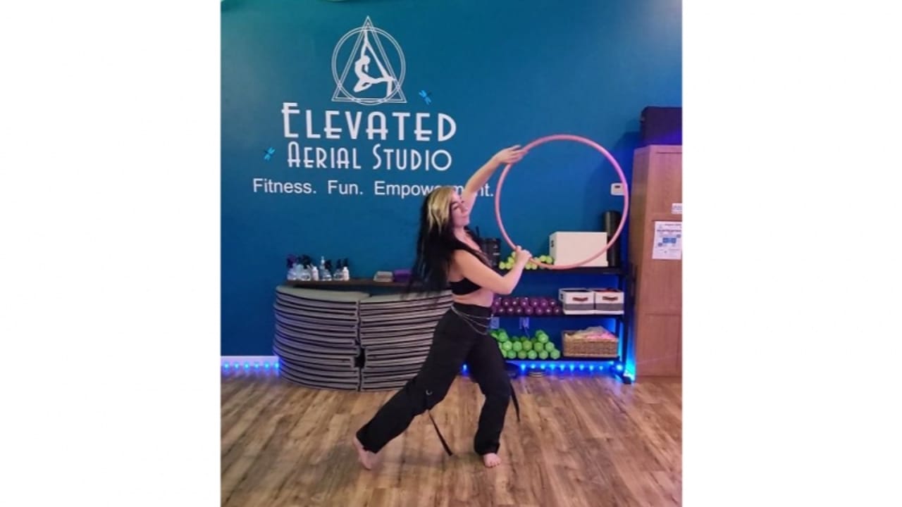 Beginner Youth Hula Hoop Skills at Elevated Aerial