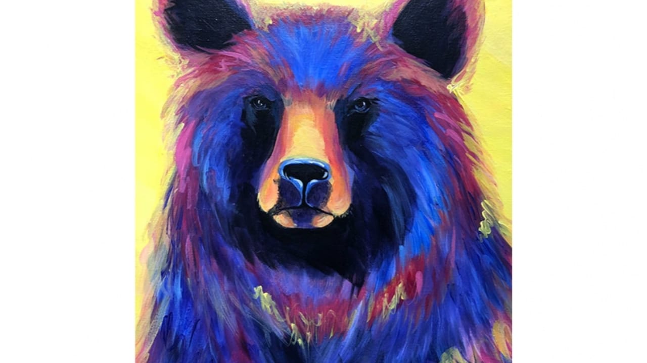 Bear - Tipsy Brush Painting Party!