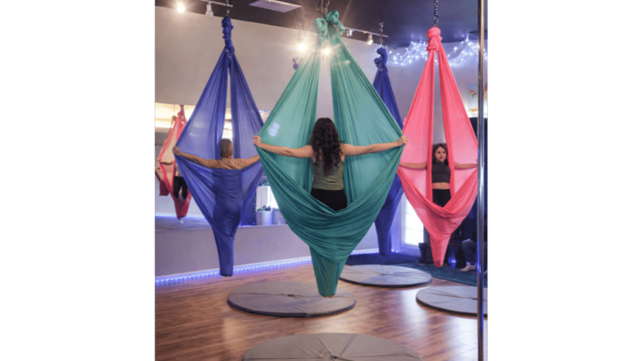 Beginner Youth Aerial Hammock Dance at Elevated Aerial