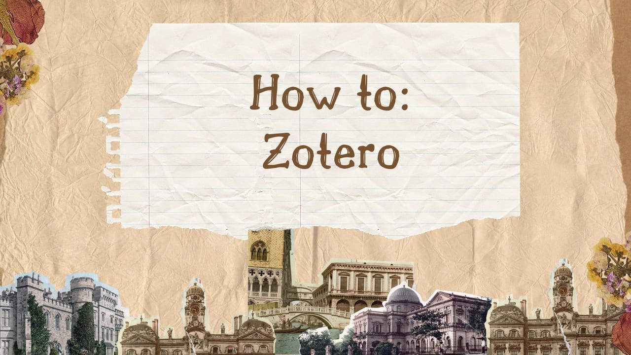 How To: Zotero