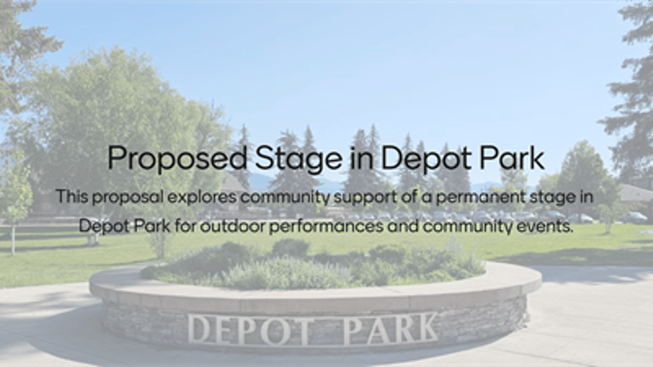 Community Engagement: Request for Input on a Proposed Permanent Stage in Depot Park
