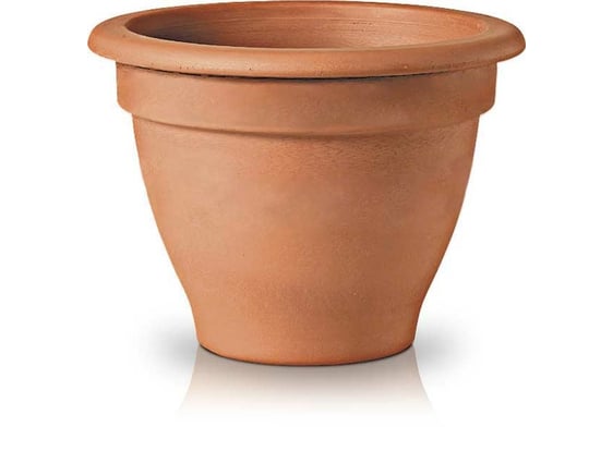 Slika 87.401 Posuda "Campana" okruglog oblika sa rubom - terakota
