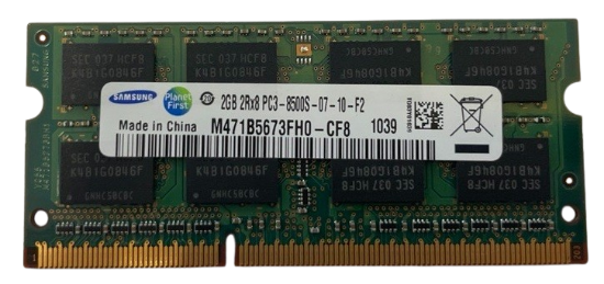 Slika Samsung 2GB DDR3 1066MHz SO-DIMM memorija