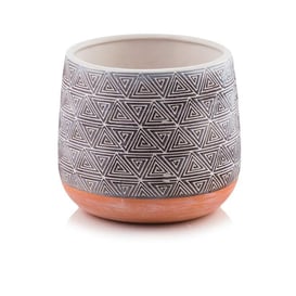 Slika 05.184.15 Posuda okruglog oblika - siva/smeđa