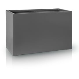 Slika 95.021 Velika, duguljasta posuda pravokutnog oblika - antracit