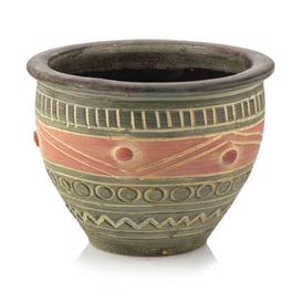 Slika 80.247. 19/25/30/38 Posuda od pečene keramike, obojana