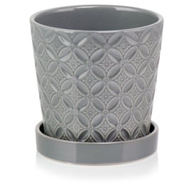 Slika 15.017.15 Posuda okruglog oblika sa podmetačem - siva