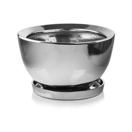 Slika 01.011.40 Posuda okruglog oblika sa podlogom - srebrna