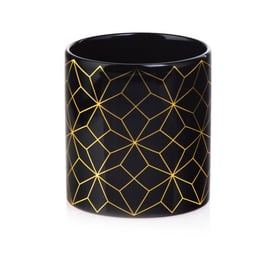 Slika 31.139.13 Posuda u obliku cilindra - crna/zlatna