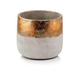 Slika 05.326.13 Posuda okruglog oblika  - siva/bakrena