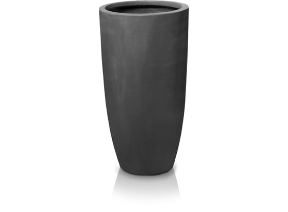 Picture of 88.006 Visoka posuda u obliku cigare - tamno siva