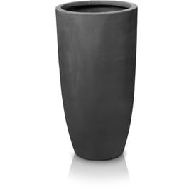 Slika 88.006 Visoka posuda u obliku cigare - tamno siva