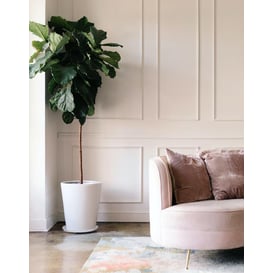 Slika 01.002. 26/32/38 Set od tri posude okruglog oblika sa podlogom - bijela