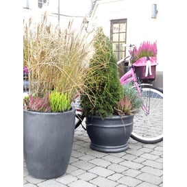 Slika 75.434.44 Visoka posuda okruglog oblika - antracit