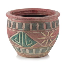 Slika 80.301. 19/25/30/38 Posuda od pečene keramike, obojana