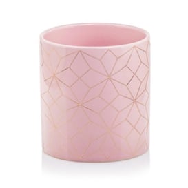 Slika 31.126.13 Posuda u obliku cilindra - roza/zlatna