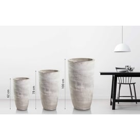 Slika 88.014.100 Visoka posuda u obliku cigare - siva