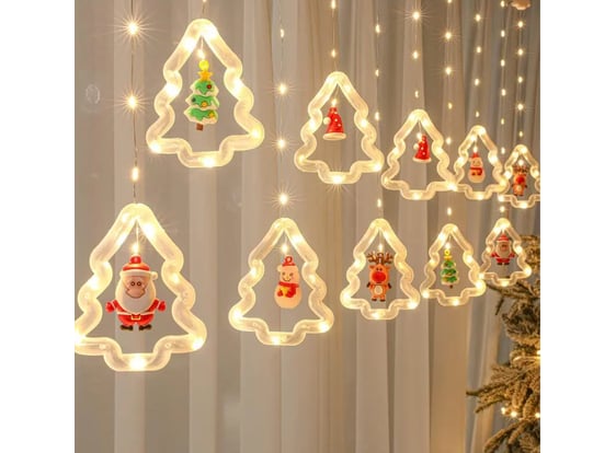 Slika Božićna drvca Svjetlosna zavjesa 500L 3W, tople boje